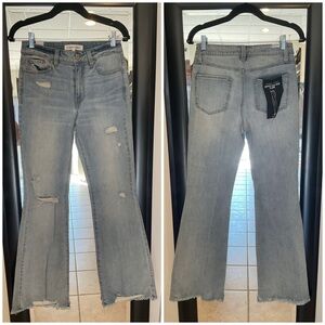 Women's Distressed Flare Jeans